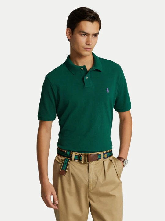 Zdjęcie produktu Polo Ralph Lauren Polo 710782592016 Zielony Custom Slim Fit