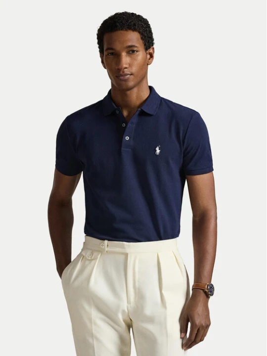 Zdjęcie produktu Polo Ralph Lauren Polo 710941439038 Granatowy Custom Slim Fit