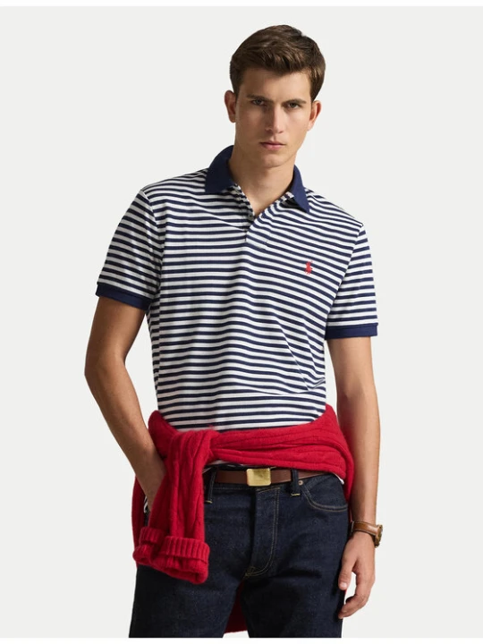 Zdjęcie produktu Polo Ralph Lauren Polo 710956682500 Granatowy Slim Fit