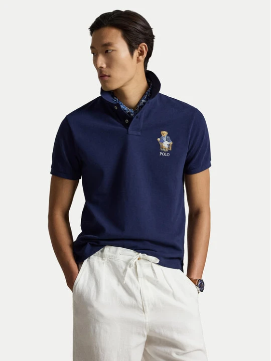 Zdjęcie produktu Polo Ralph Lauren Polo 710B18546001 Granatowy Regular Fit