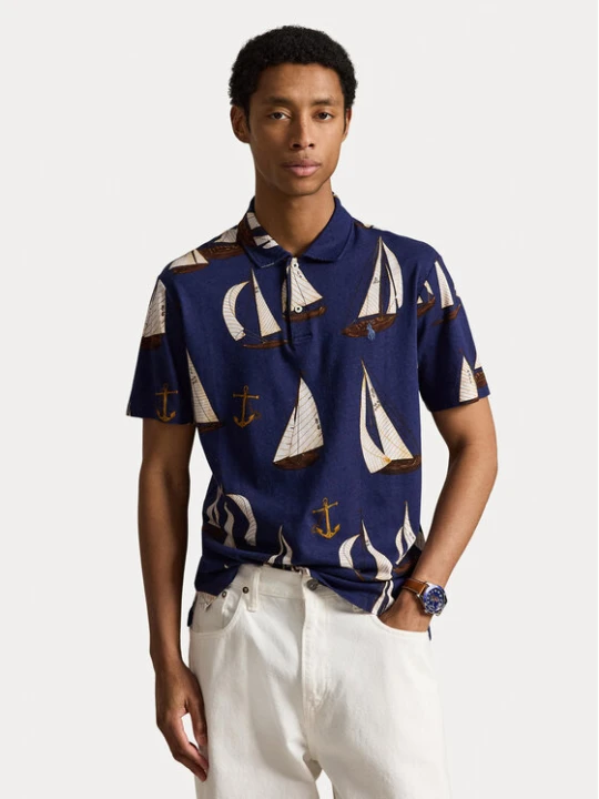 Zdjęcie produktu Polo Ralph Lauren Polo 710B19235001 Granatowy Regular Fit