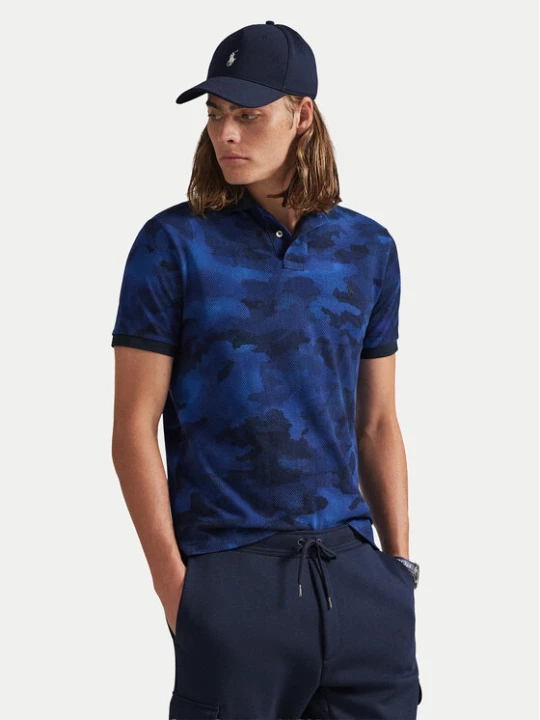 Zdjęcie produktu Polo Ralph Lauren Polo 710P04010001 Granatowy Custom Slim Fit