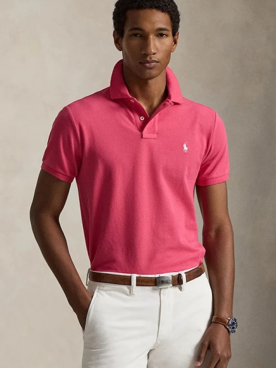 Zdjęcie produktu Polo Ralph Lauren polo bawełniane różowy