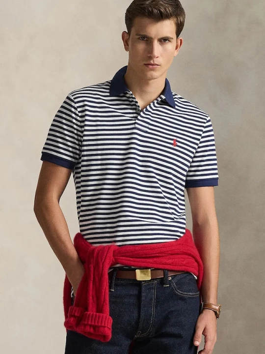 Zdjęcie produktu Polo Ralph Lauren polo bawełniane granatowy
