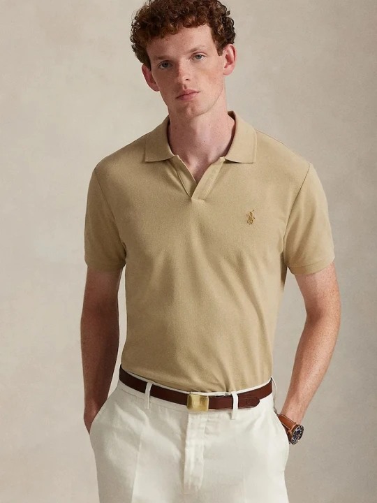 Zdjęcie produktu Polo Ralph Lauren polo bawełniane beżowy