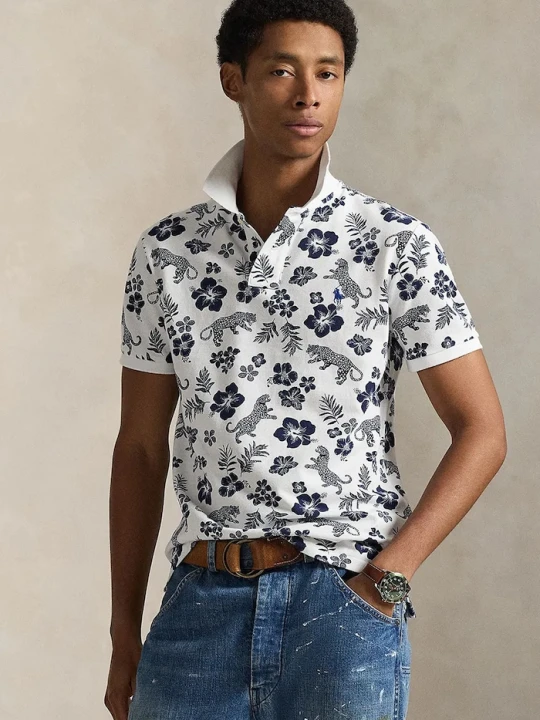 Zdjęcie produktu Polo Ralph Lauren polo bawełniane fioletowy