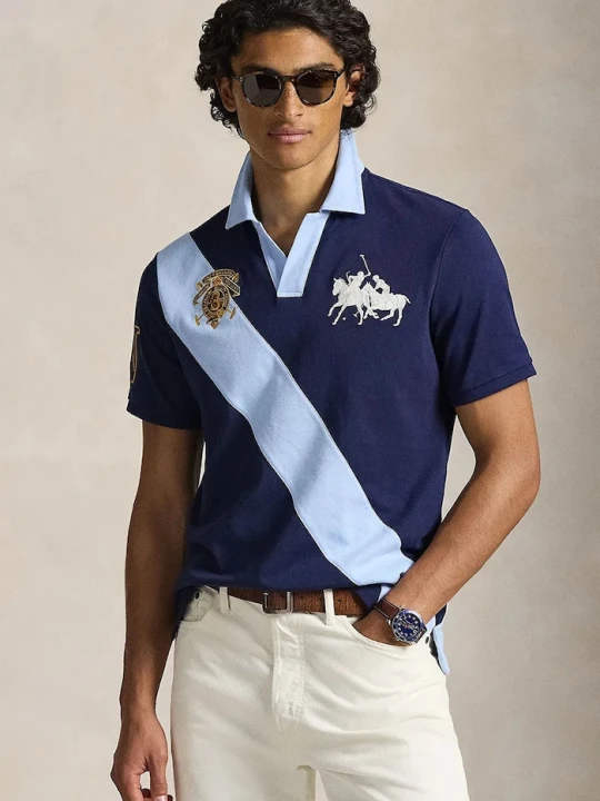 Zdjęcie produktu Polo Ralph Lauren polo bawełniane granatowy