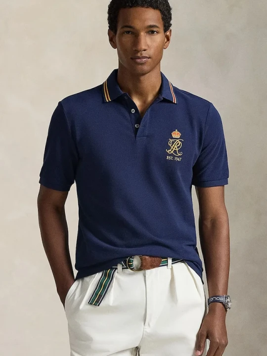 Zdjęcie produktu Polo Ralph Lauren polo bawełniane granatowy