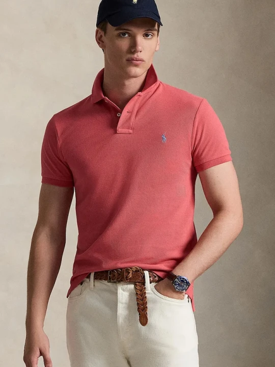 Zdjęcie produktu Polo Ralph Lauren polo bawełniane różowy