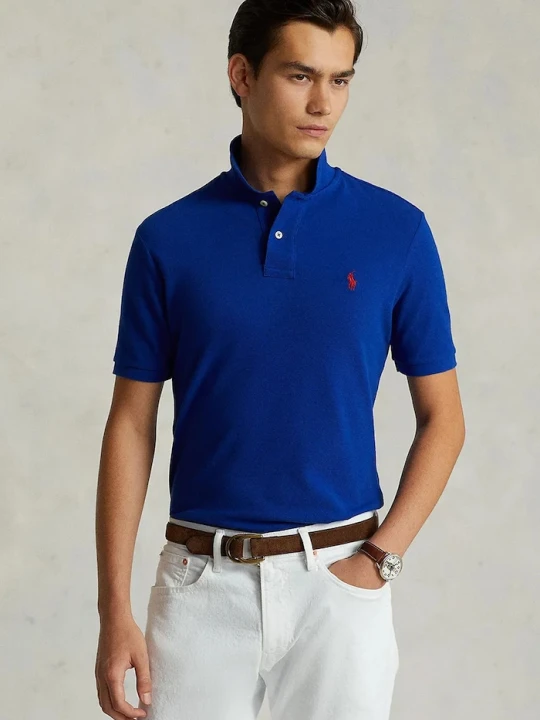 Zdjęcie produktu Polo Ralph Lauren polo bawełniane niebieski