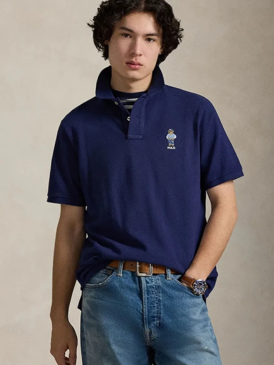Zdjęcie produktu Polo Ralph Lauren polo bawełniane niebieski