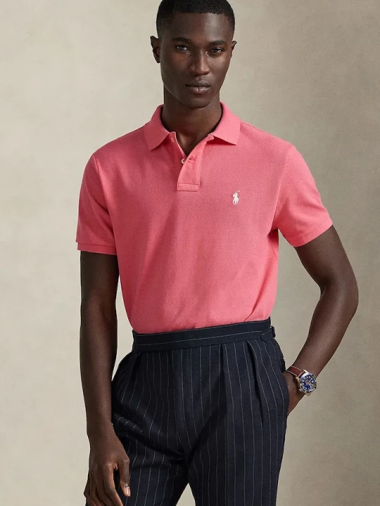 Zdjęcie produktu Polo Ralph Lauren polo bawełniane różowy