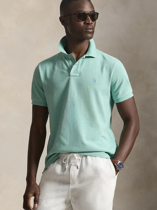 Zdjęcie produktu Polo Ralph Lauren polo bawełniane niebieski