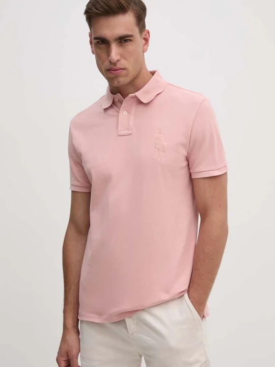 Zdjęcie produktu Polo Ralph Lauren polo bawełniane różowy