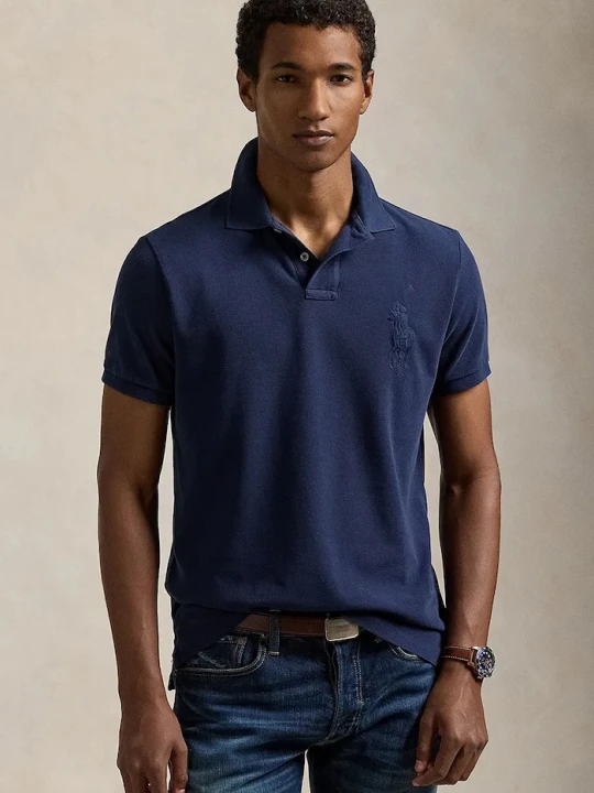Zdjęcie produktu Polo Ralph Lauren polo bawełniane granatowy