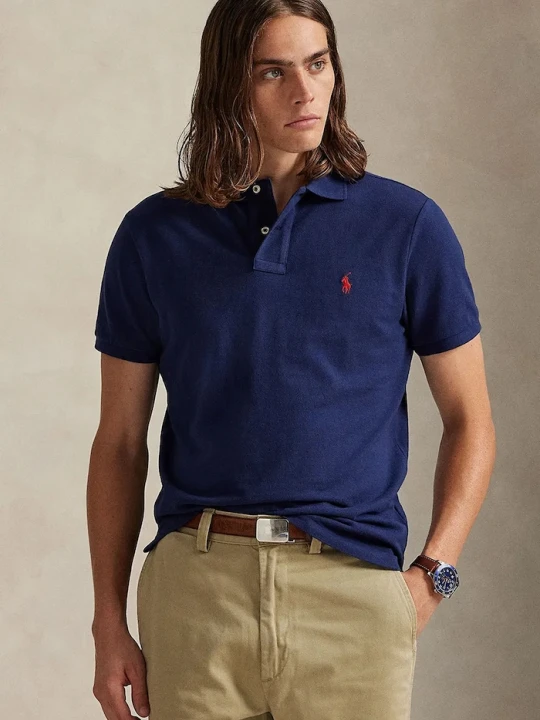 Zdjęcie produktu Polo Ralph Lauren polo bawełniane granatowy