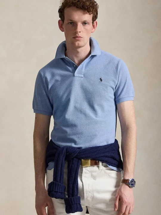 Zdjęcie produktu Polo Ralph Lauren polo bawełniane niebieski