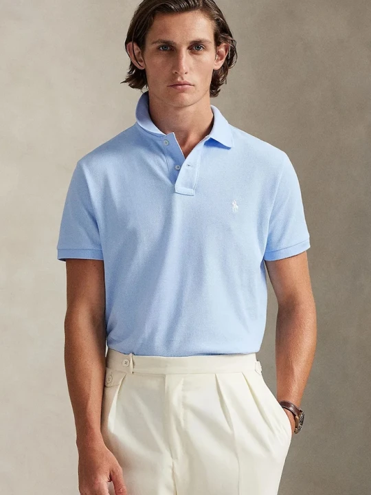 Zdjęcie produktu Polo Ralph Lauren polo bawełniane niebieski