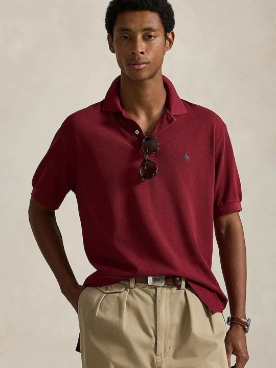 Zdjęcie produktu Polo Ralph Lauren polo bawełniane bordowy