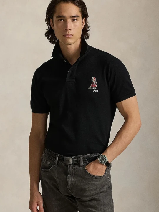 Zdjęcie produktu Polo Ralph Lauren polo bawełniane czarny