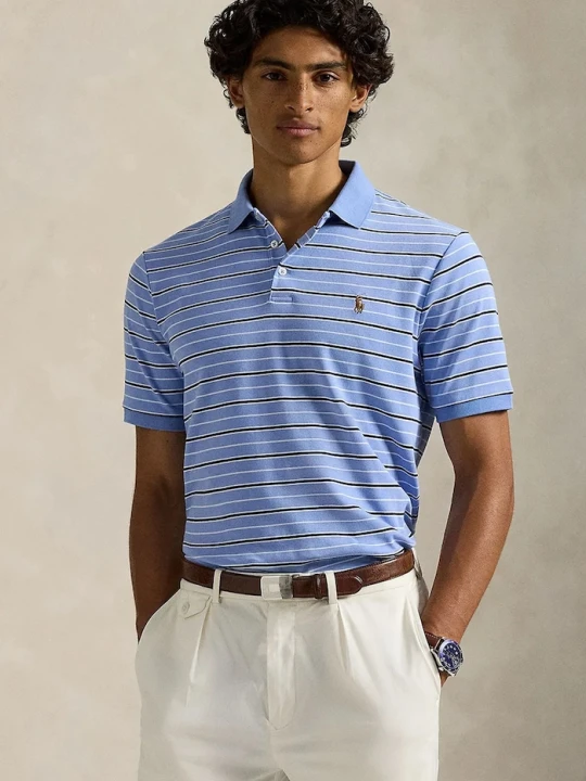 Zdjęcie produktu Polo Ralph Lauren polo bawełniane niebieski