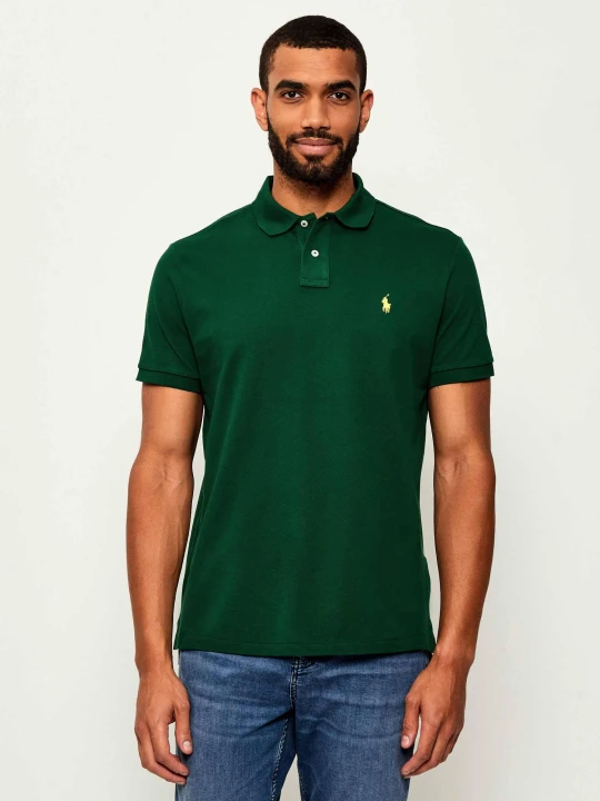 Zdjęcie produktu POLO RALPH LAUREN Polo | Custom slim fit butelkowa zieleń