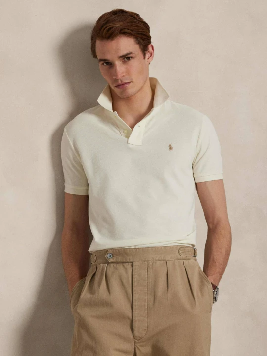Zdjęcie produktu POLO RALPH LAUREN Polo | Custom slim fit kremowy