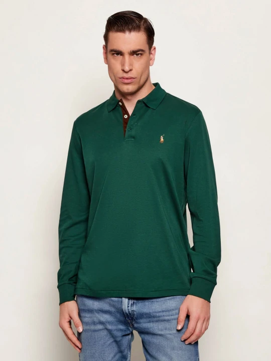 Zdjęcie produktu POLO RALPH LAUREN Polo | Custom slim fit butelkowa zieleń