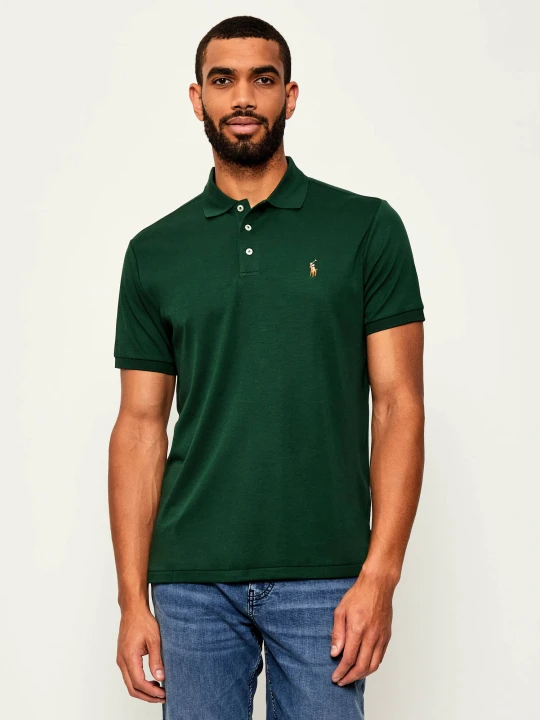 Zdjęcie produktu POLO RALPH LAUREN Polo | Custom slim fit butelkowa zieleń