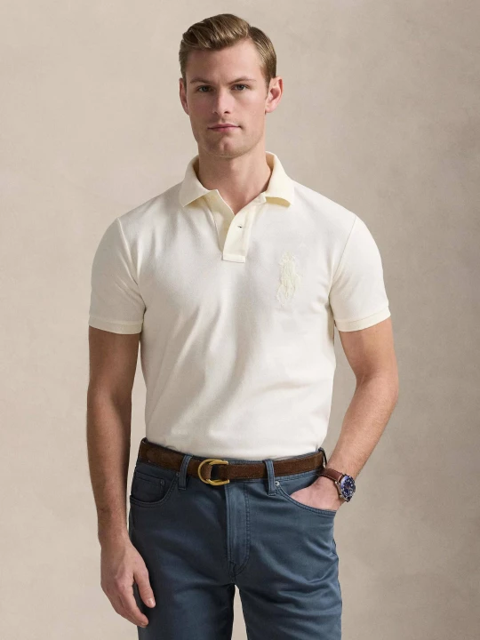 Zdjęcie produktu POLO RALPH LAUREN Polo | Custom slim fit kremowy