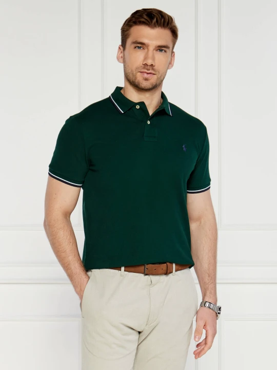 Zdjęcie produktu POLO RALPH LAUREN Polo | Custom slim fit butelkowa zieleń