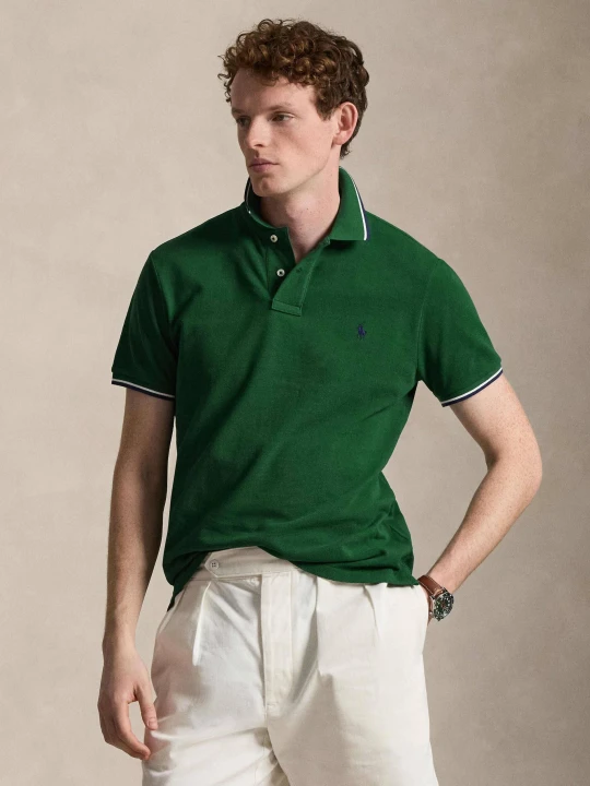 Zdjęcie produktu POLO RALPH LAUREN Polo | Custom slim fit butelkowa zieleń