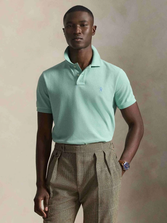 Zdjęcie produktu POLO RALPH LAUREN Polo | Custom slim fit | pique miętowy