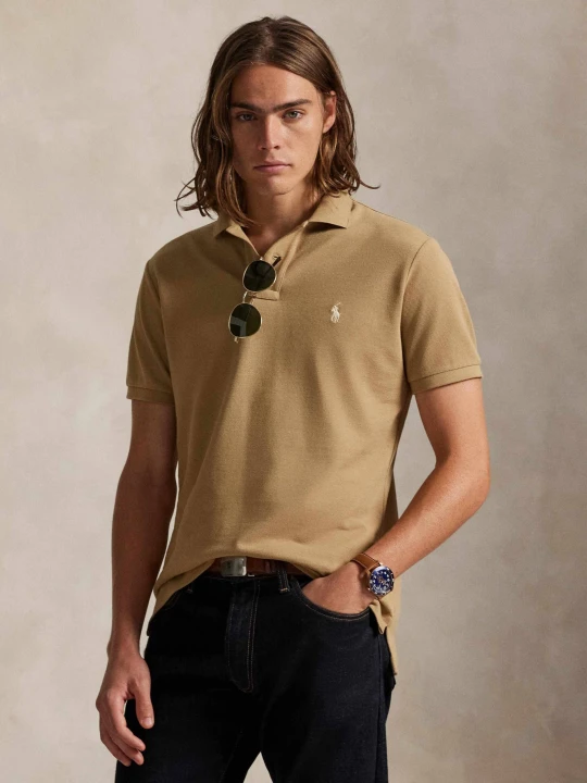 Zdjęcie produktu POLO RALPH LAUREN Polo | Custom slim fit | pique camel