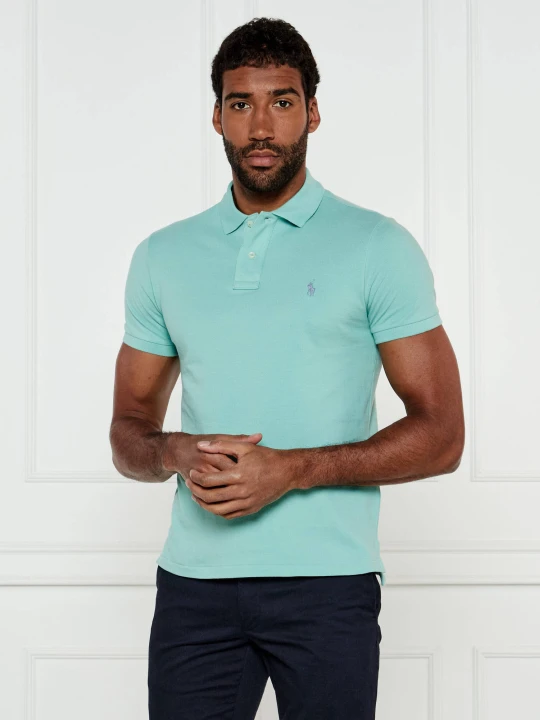 Zdjęcie produktu POLO RALPH LAUREN Polo | Custom slim fit | pique miętowy