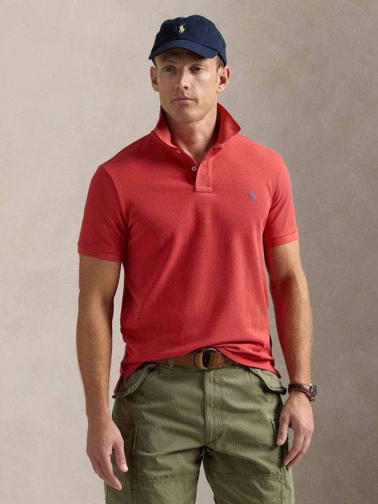 Zdjęcie produktu POLO RALPH LAUREN Polo | Custom slim fit | pique czerwony