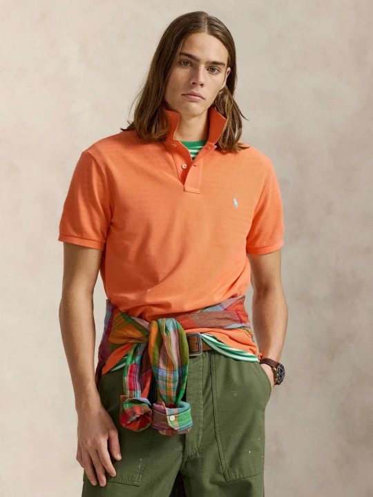 Zdjęcie produktu POLO RALPH LAUREN Polo | Custom slim fit | pique pomarańczowy
