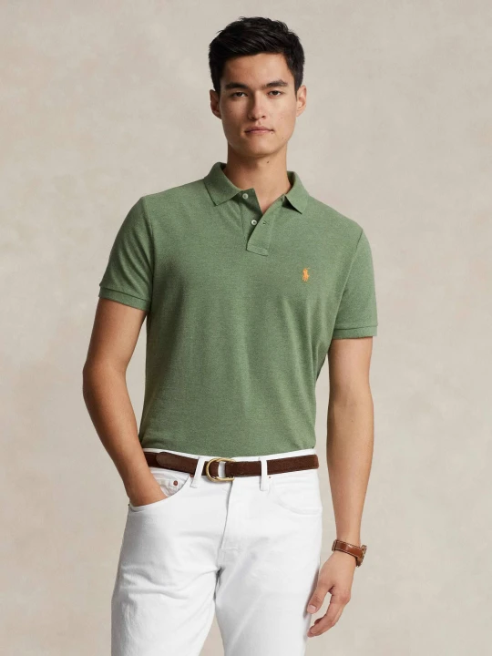 Zdjęcie produktu POLO RALPH LAUREN Polo | Custom slim fit | pique zielony