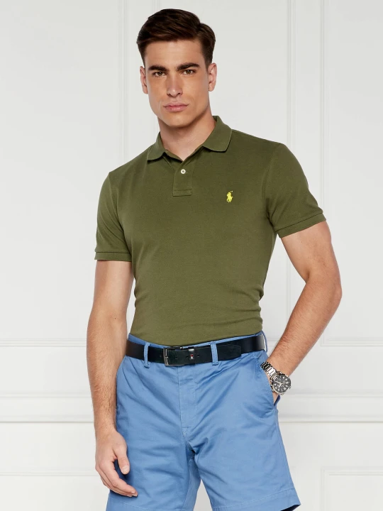 Zdjęcie produktu POLO RALPH LAUREN Polo | Custom slim fit | pique khaki