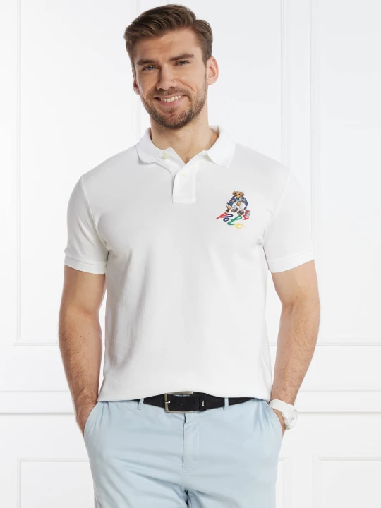 Zdjęcie produktu POLO RALPH LAUREN Polo | Custom slim fit | pique biały