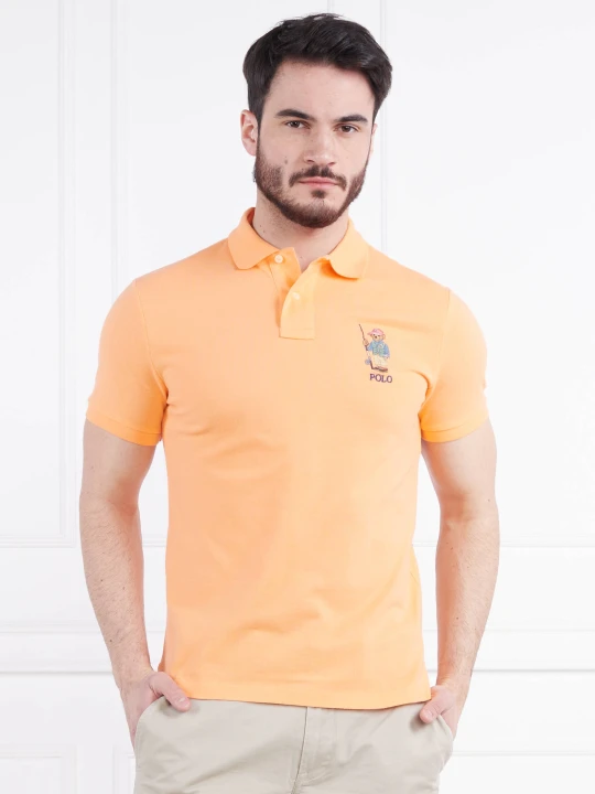 Zdjęcie produktu POLO RALPH LAUREN Polo | Custom slim fit | pique pomarańczowy