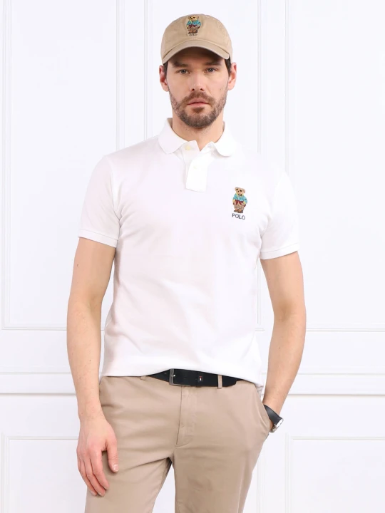 Zdjęcie produktu POLO RALPH LAUREN Polo | Custom slim fit | pique biały