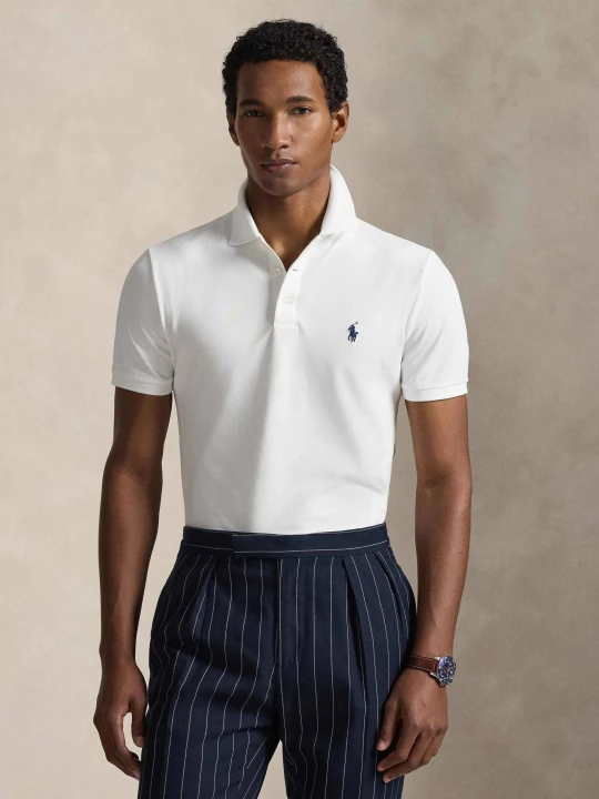Zdjęcie produktu POLO RALPH LAUREN Polo | Custom slim fit | stretch mesh biały