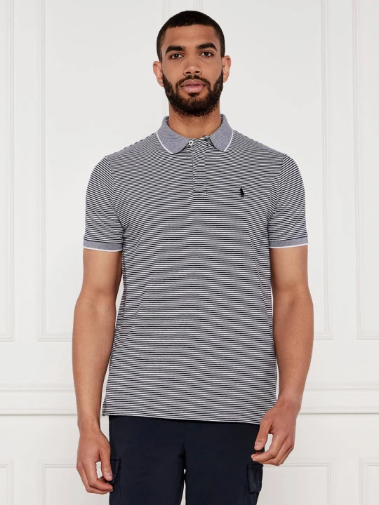 Zdjęcie produktu POLO RALPH LAUREN Polo | Custom slim fit | stretch mesh granatowy