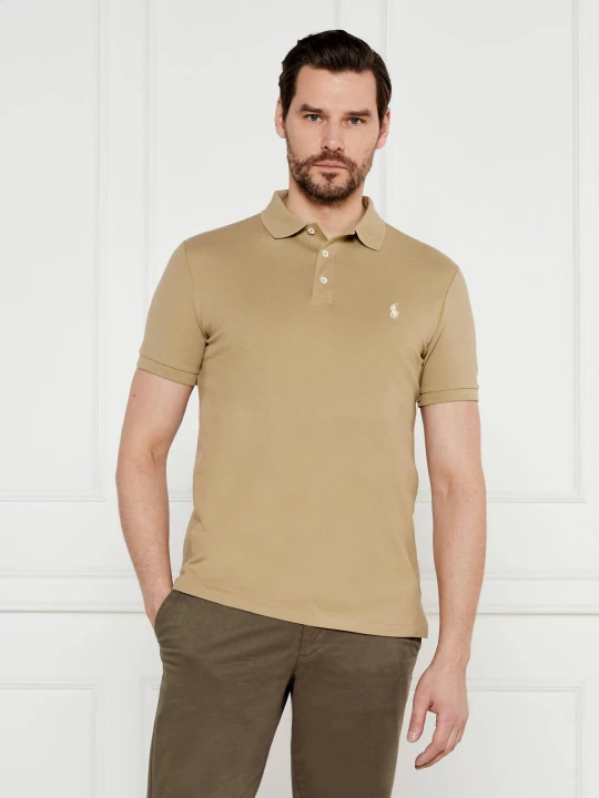 Zdjęcie produktu POLO RALPH LAUREN Polo | Custom slim fit | stretch mesh beżowy