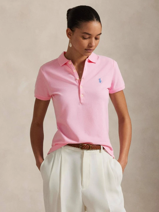 Zdjęcie produktu POLO RALPH LAUREN Polo Julie | Slim Fit | pique różowy