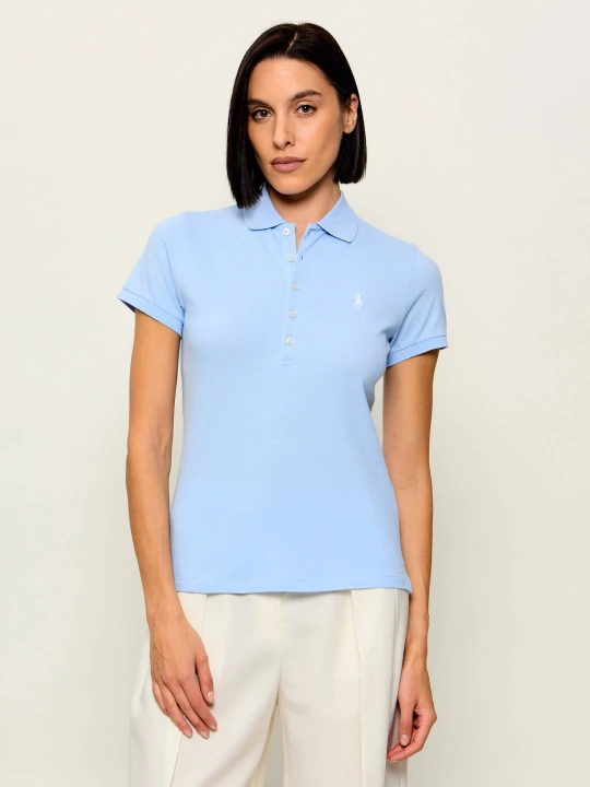 Zdjęcie produktu POLO RALPH LAUREN Polo Julie | Slim Fit | pique niebieski