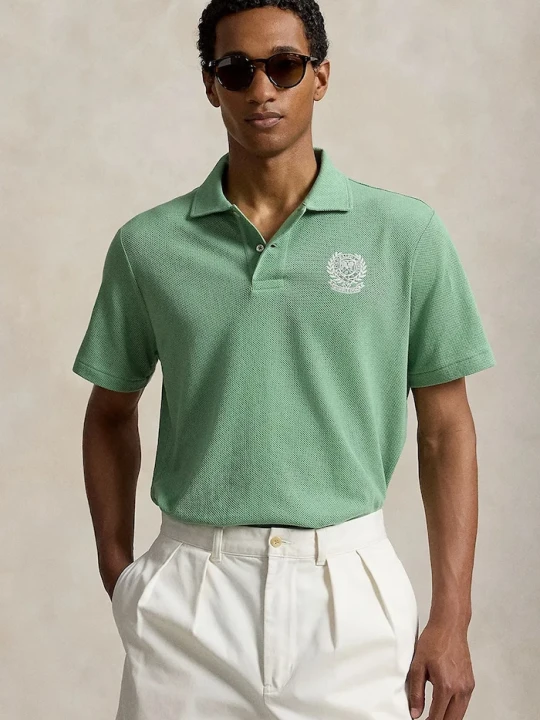 Zdjęcie produktu Polo Ralph Lauren polo męskie bawełniane Wimbledon zielony