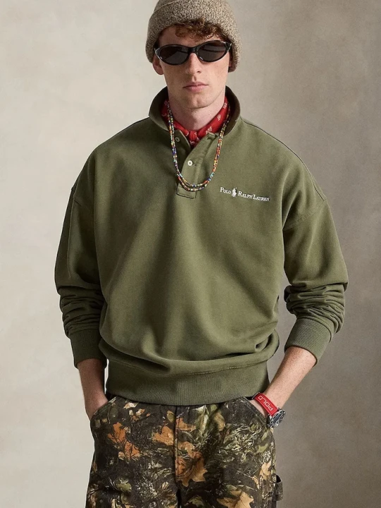 Zdjęcie produktu Polo Ralph Lauren polo męskie bawełniane zielony