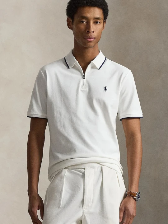 Zdjęcie produktu Polo Ralph Lauren polo męskie z bawełną biały